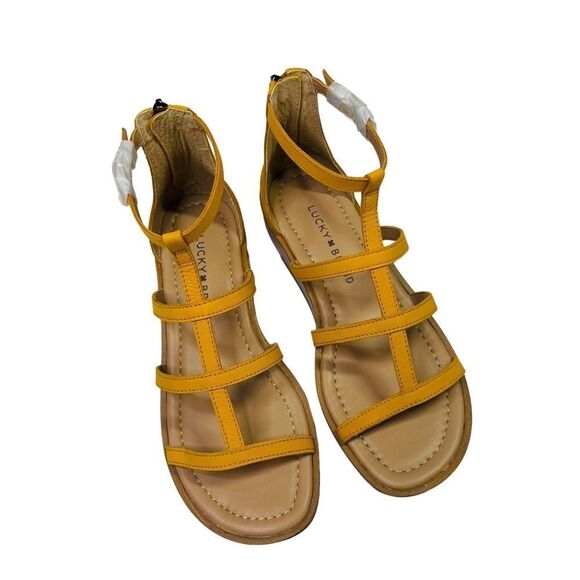NIB Lucky Brand Citrus Ellian Gladiator Caged Sandals - Size 6 - Picture 9 of 16